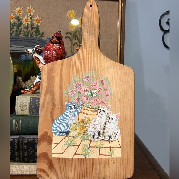 Cat picture cutting board wall decor - Picture 1 of 2